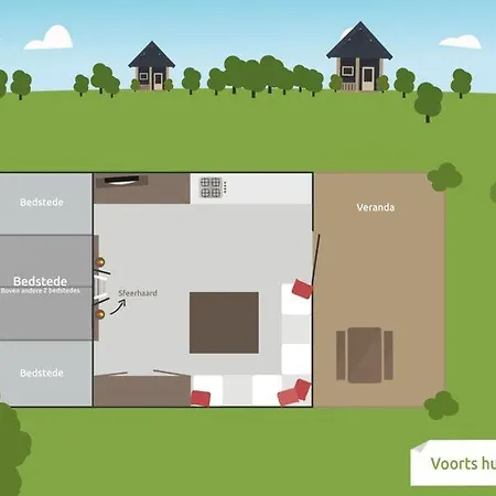 Houtlodge | 18 Personen *